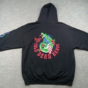Grunt Style Hoodie Men Large Black 2A From My Cold Dead Hands Graphic Sweatshirt